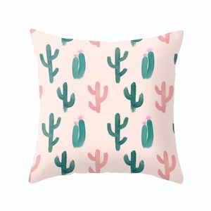 NEW! Cafe Lab “Painted Cactus” Pillowcase Cover